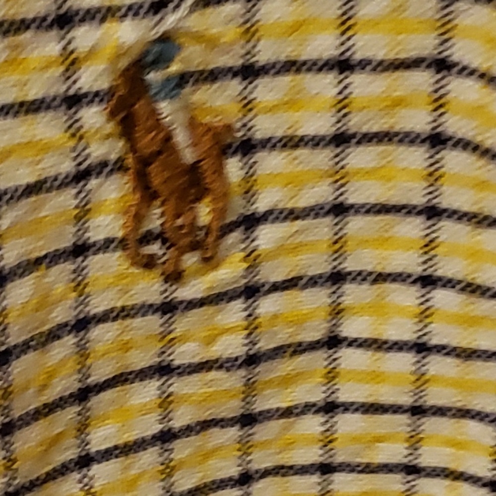Ralph Lauren long sleeve Yellow/Blue L Classic Fit